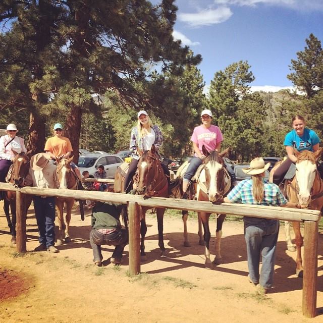 Maddie riding horse