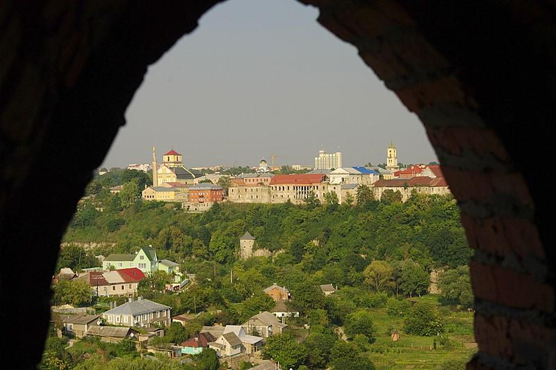twierdza w Kamiecu Podolskim - widok na stare miasto