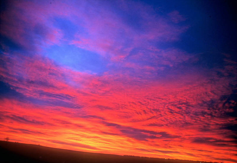 Mountain Winter Sunset