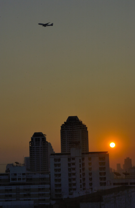 Sun Raising Over the City of Angels