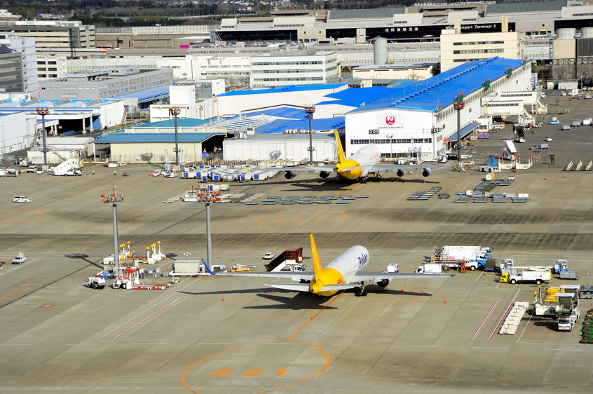 Narita Cargo Area w/ Polar-DHL