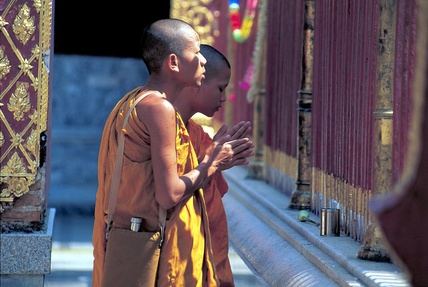 Monks Praying