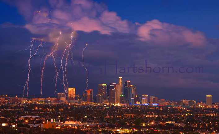 Lightning Over Los Angeles