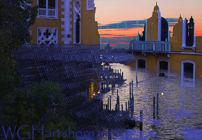 Venice Sunrise Abstract