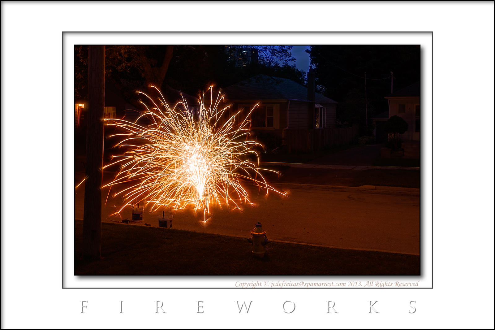 2013 - Canada Day Fireworks - Toronto, Ontario - Canada