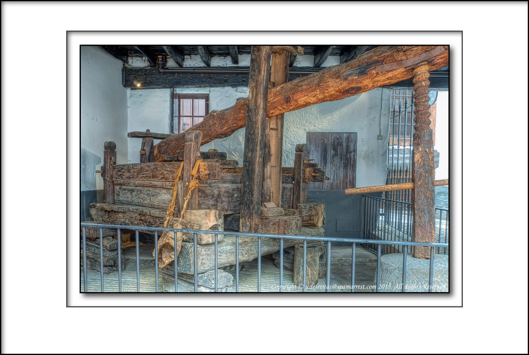 2013 - Very old grape press Lagar - Blandys - Funchal, Madeira - Portugal