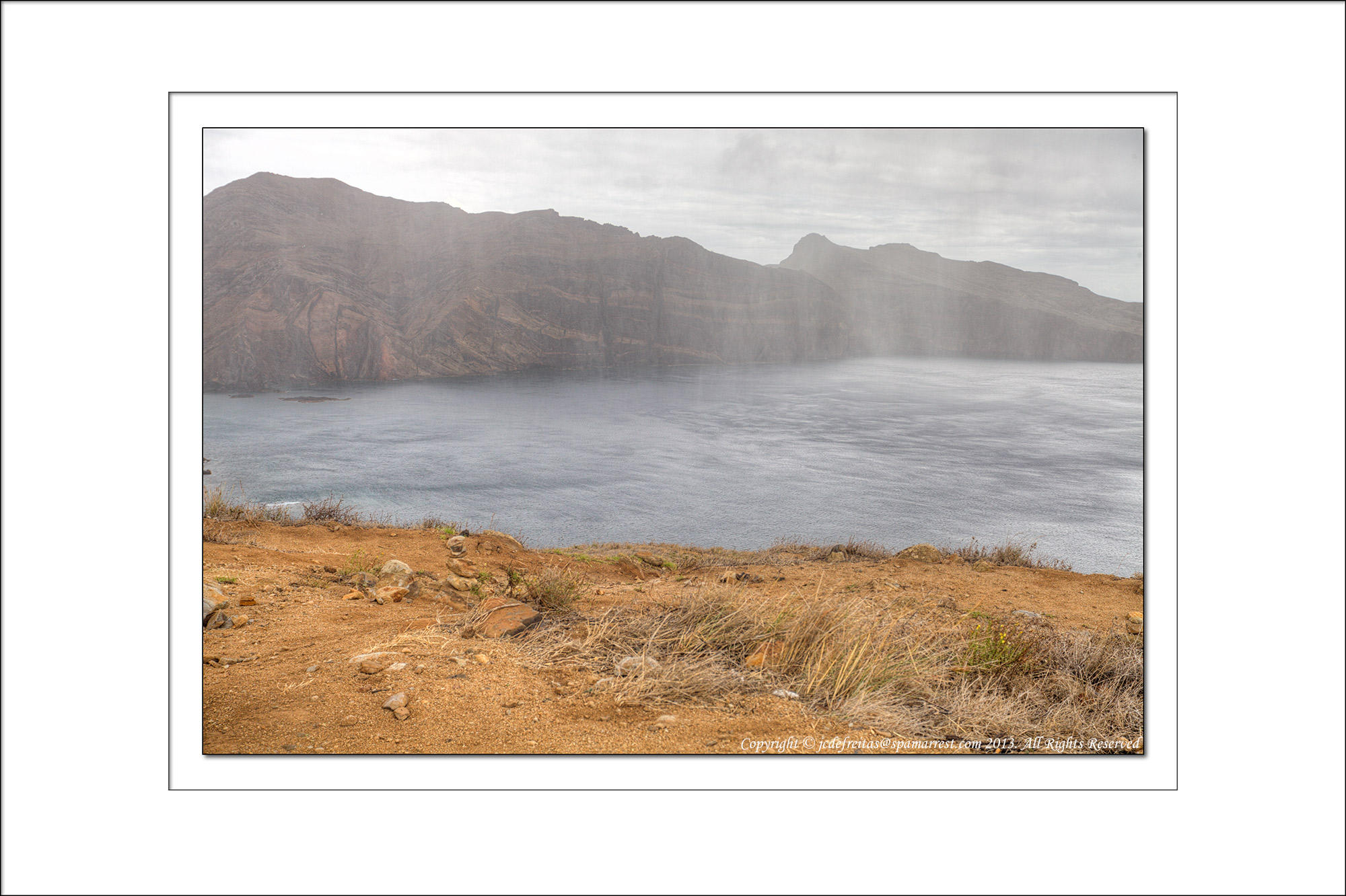 2013 - Ponta de São Lourenço (south side as rain approaches) - Madeira, Portugal