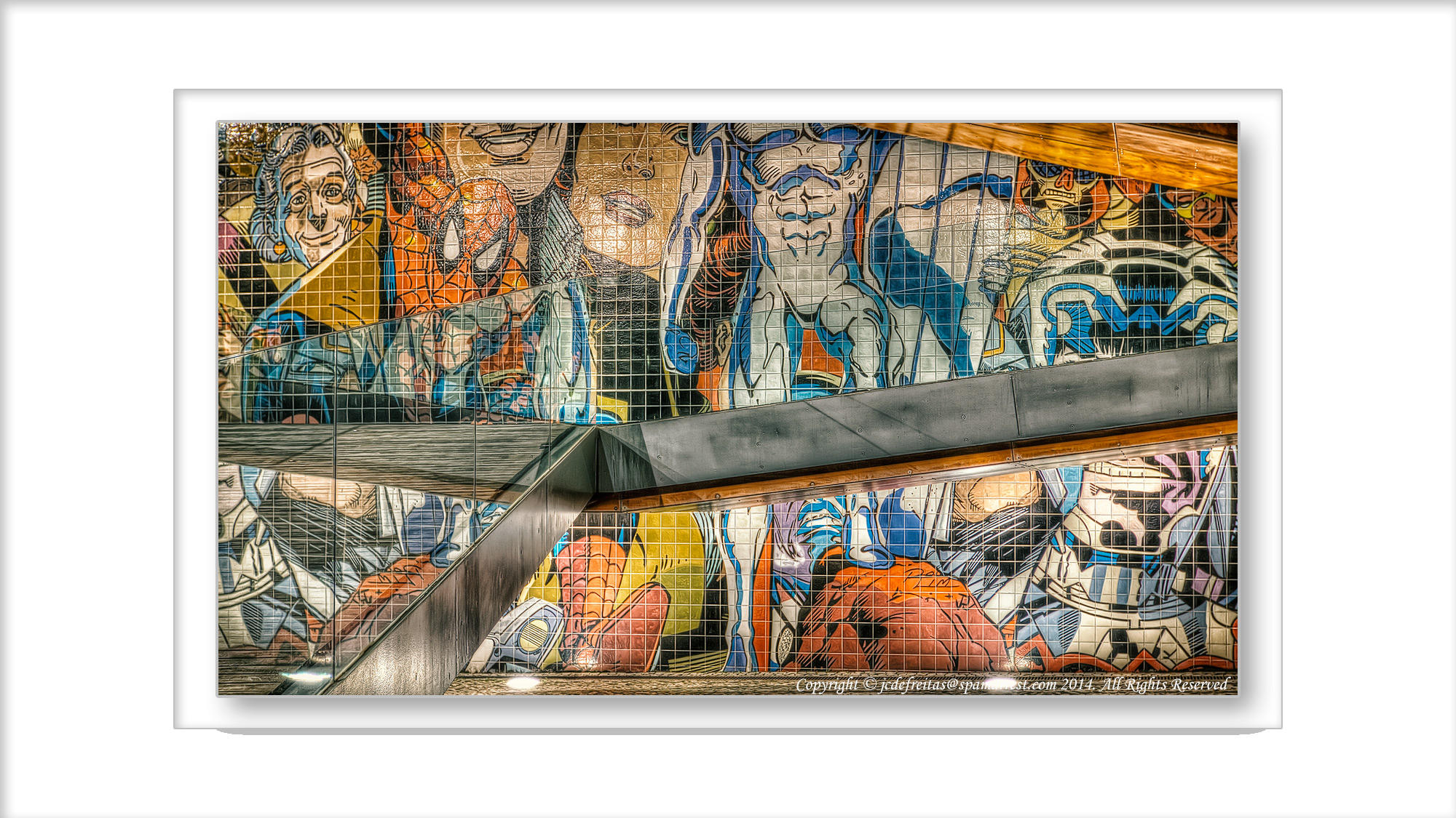 2014 - Mural of Tiles at Expo Park Arts Center - Lisboa - Portugal