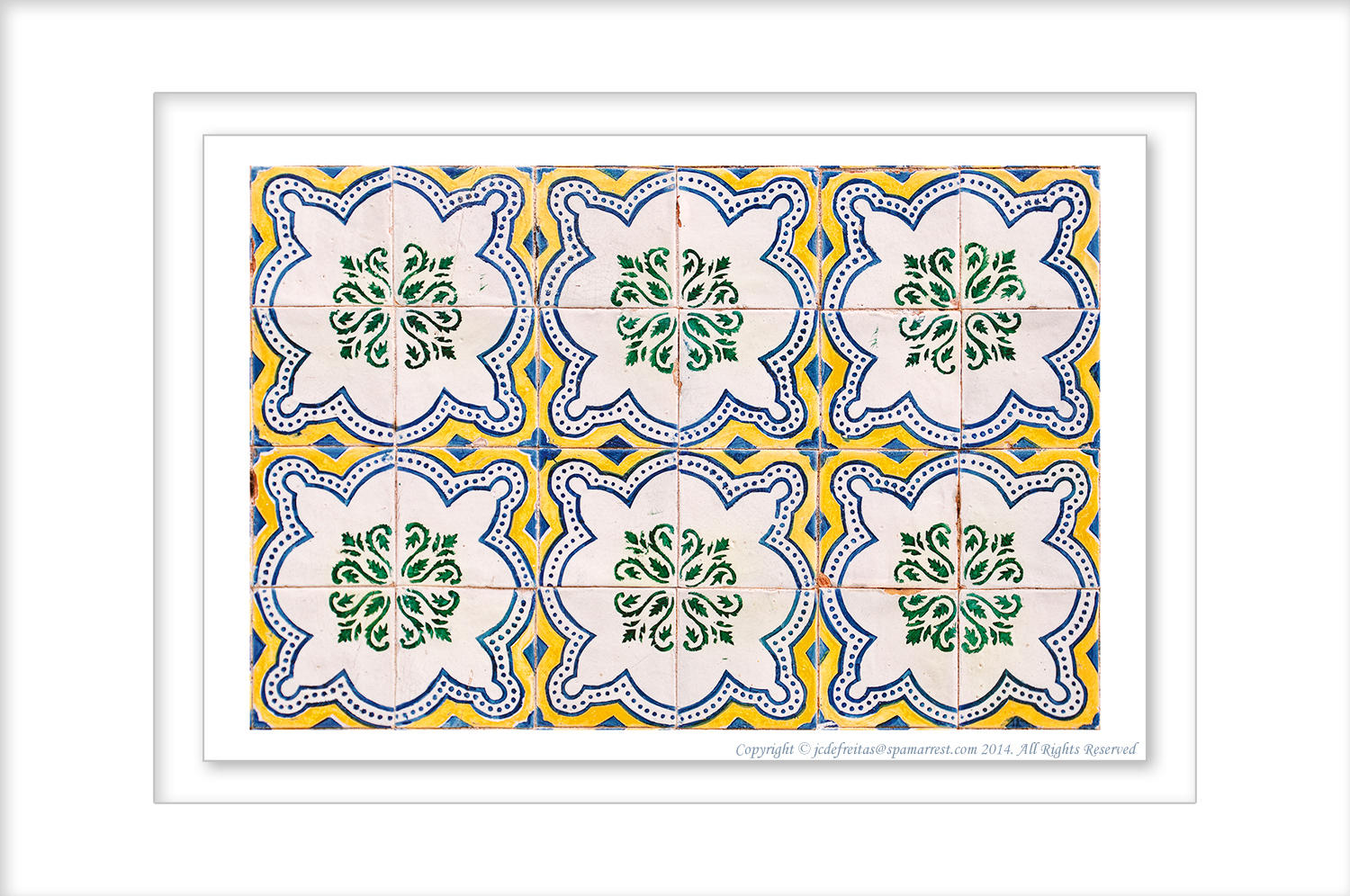 2014 - Azulejos (Portugues Tiles) - Tavira, Algarve - Portugal