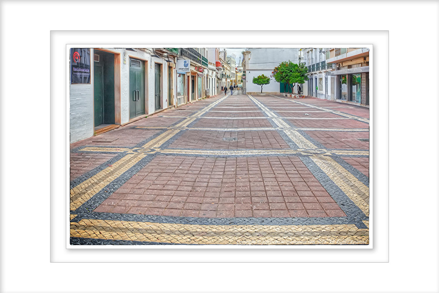 2014 - Calçada Portuguesa (cobblestones) - Faro, Algarve - Portugal
