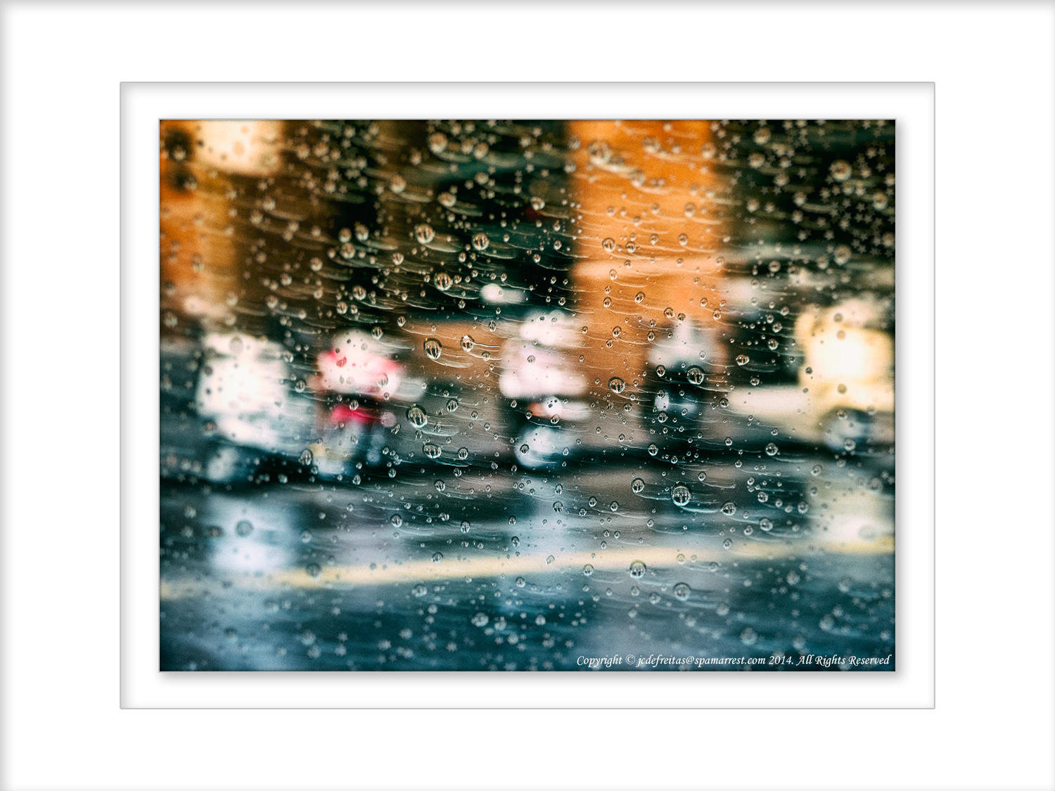 2014 - Wet day in Toronto, Ontario - Canada