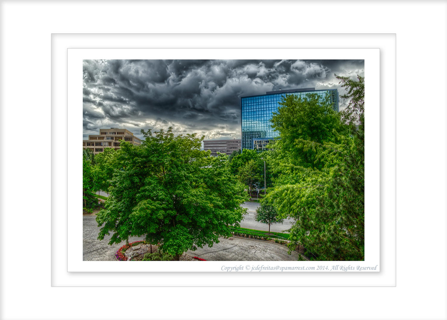 2014 - From our Balcony, Storm Approaching - Toronto, Ontario - Canada (HDR)