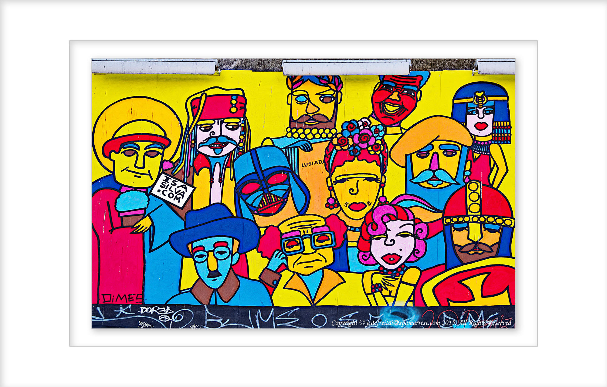 2015 - Galeria de Arte Urbana - Calçada da Glória, Lisboa - Portugal