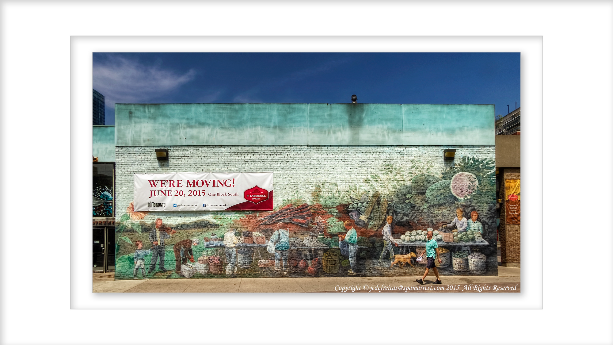 2015 - St. Lawrence Market North (mural) - Toronto, Ontario - Canada