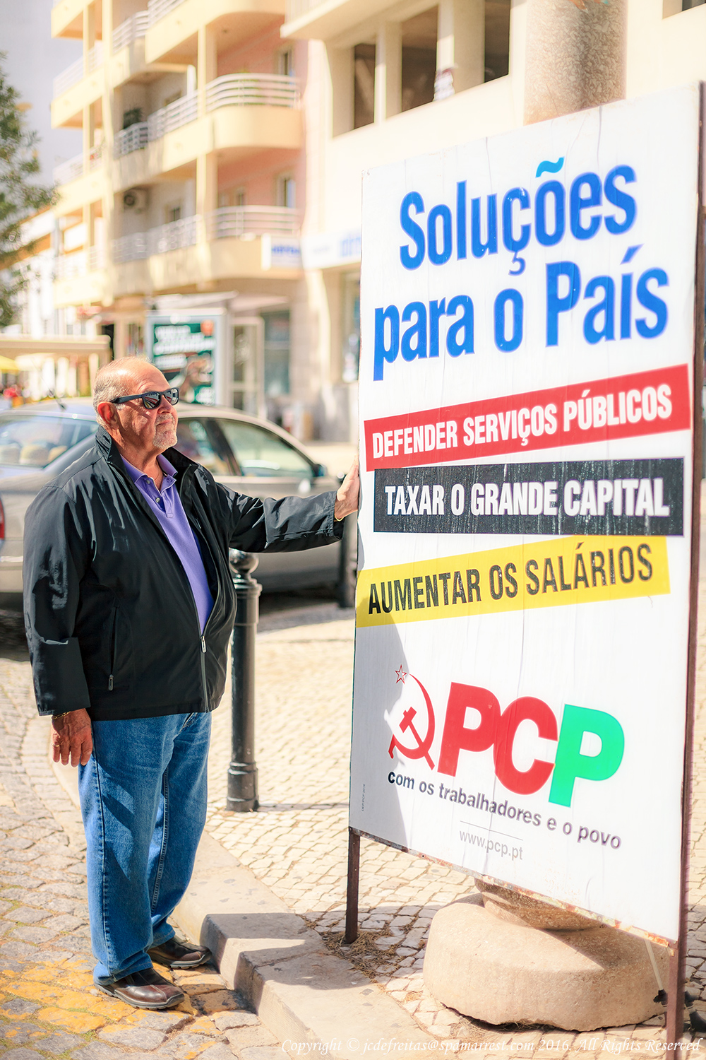 2016 - Kens new political statment - Faro, Algarve - Portugal 