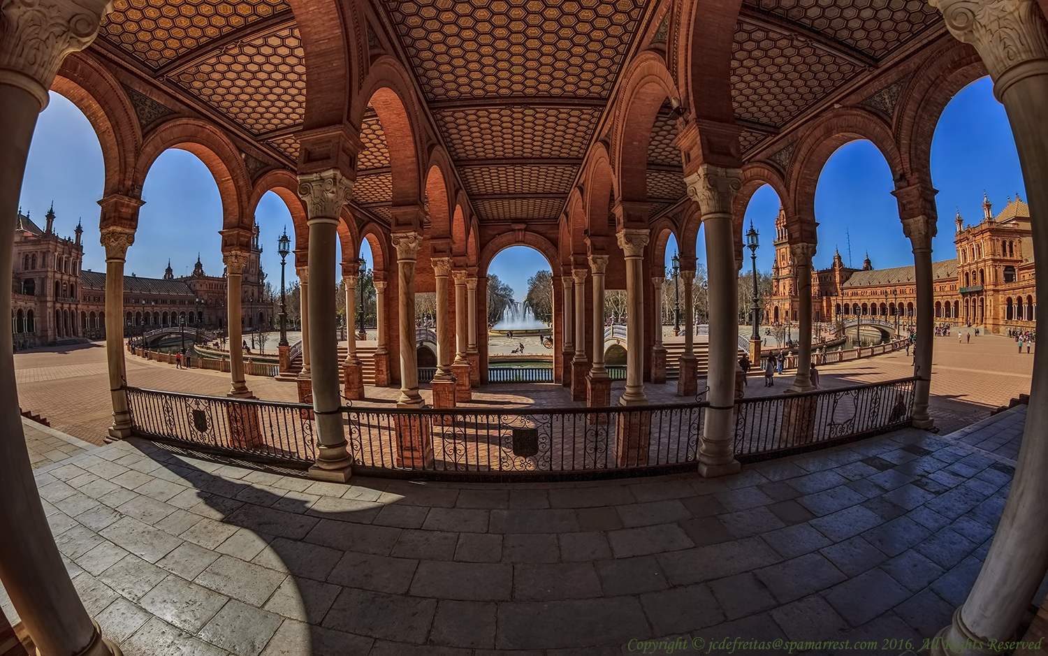 2016 - Plaza de España, Seville - Spain (HDR)