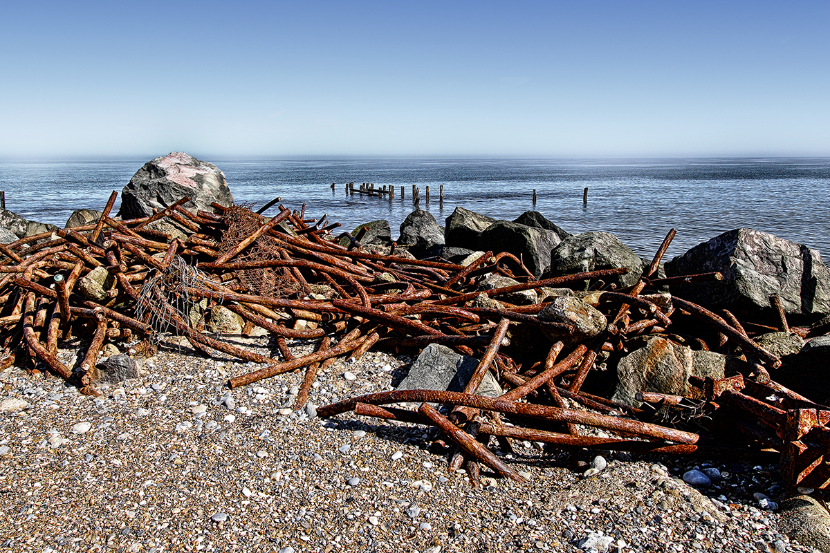 Rusting Sea Defence