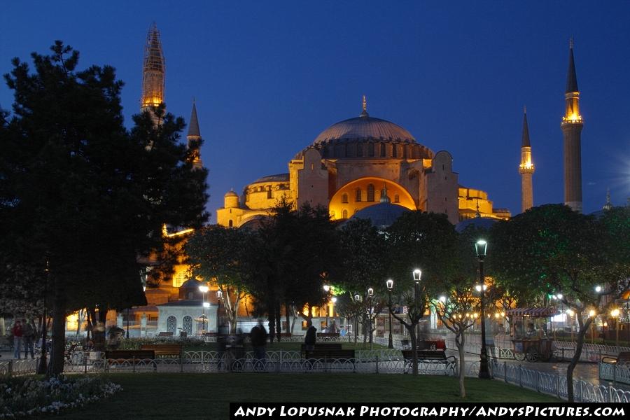 Hagia Sophia at Night