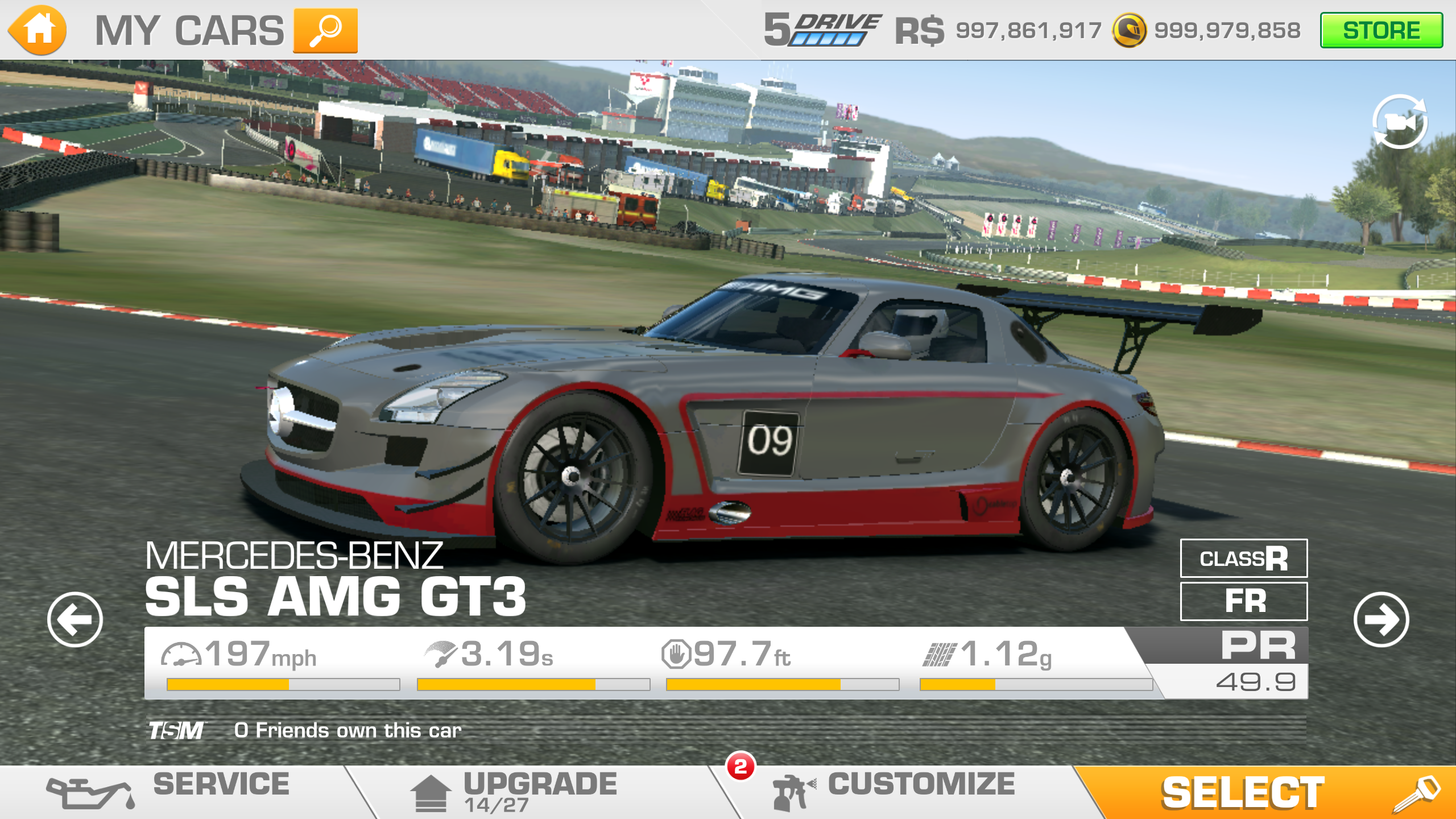MB SLS AMG GT3