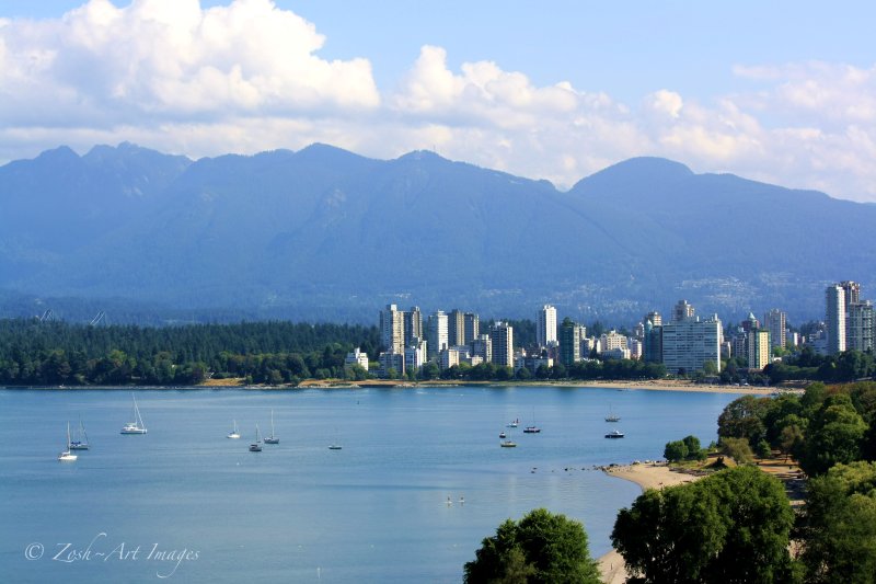 Zosia Miller2013 Theme Challenge-LandscapeNorth shore Mountain View from Kitsilano