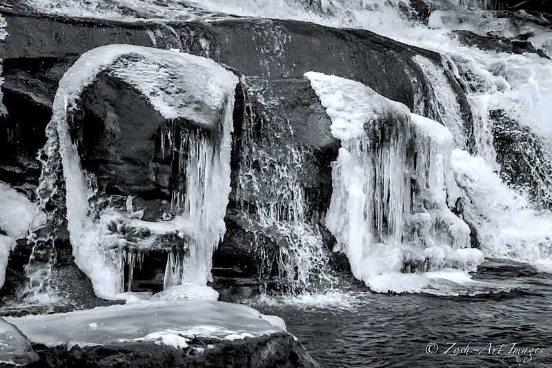 Icicles, Water & Rock
