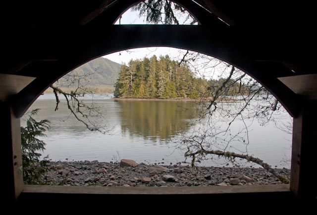 Bird Blind View of Racoon Island