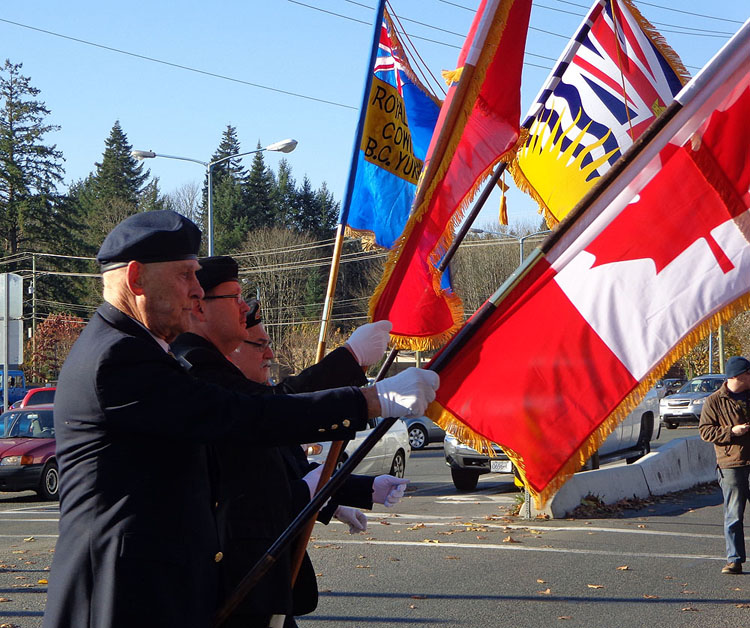 Wilma Harvey<br>Flag bearers