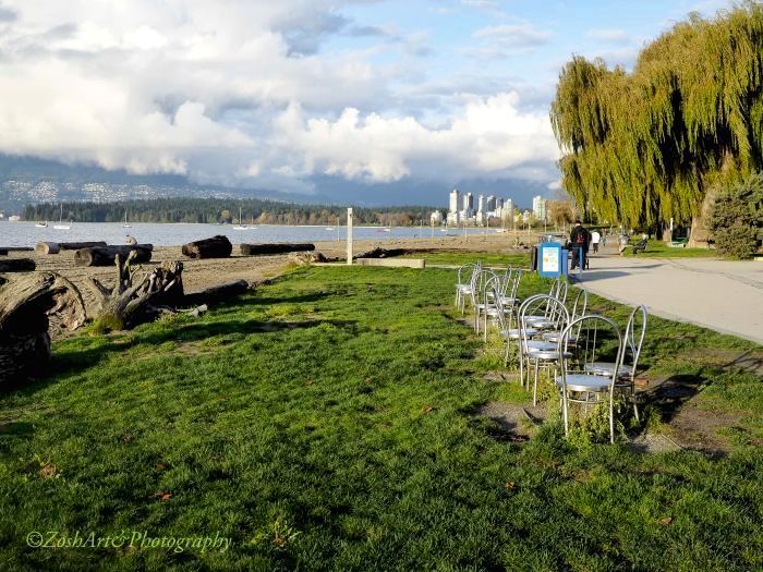 Zosia Miller   Chair Art at Kits Beach