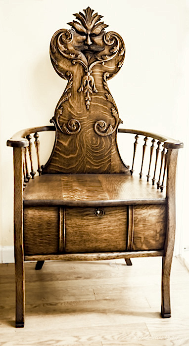 Zosia Miller  Medieval Green Man Chair