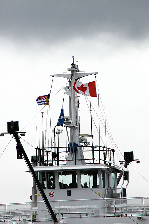 Willie HarvieFerry flags flying in the wind