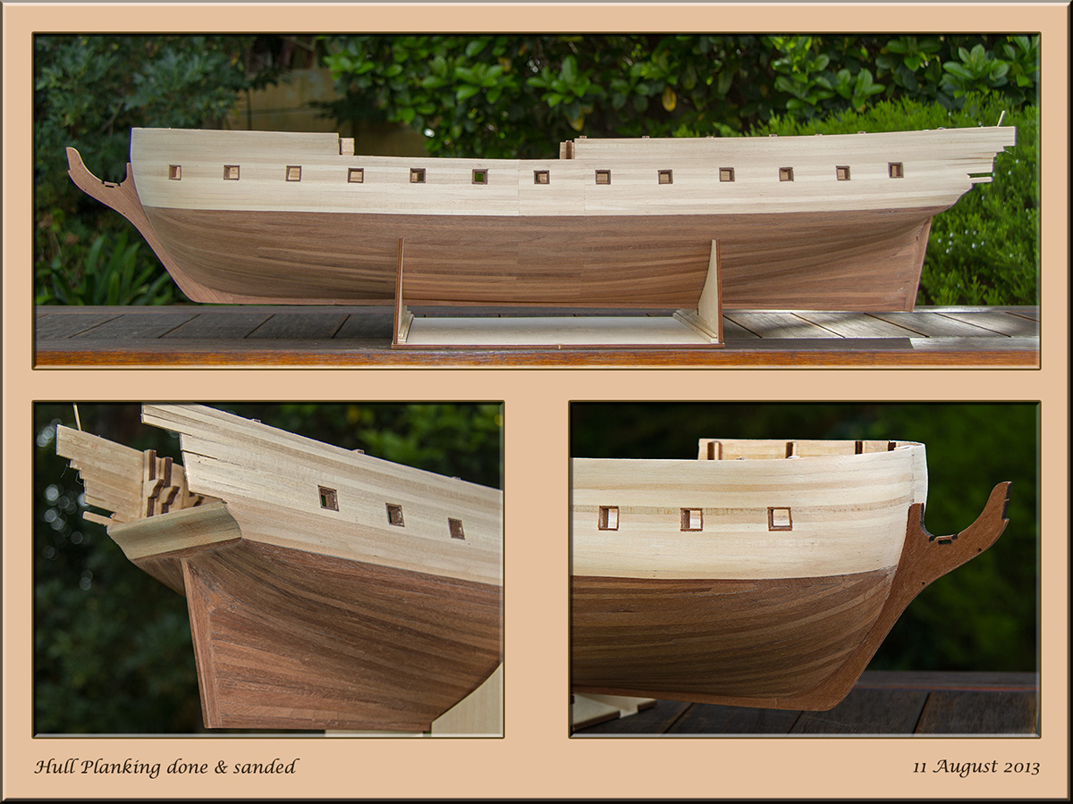 Planking done & sanded