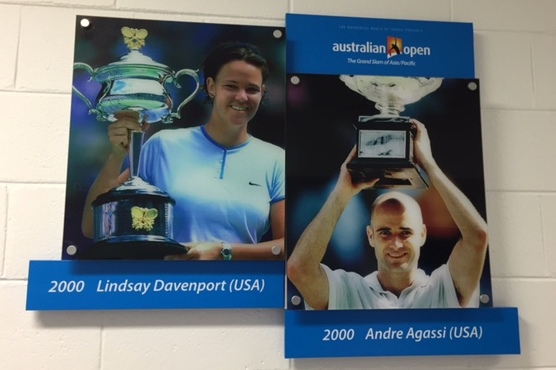 Davenport and Agassi 2000