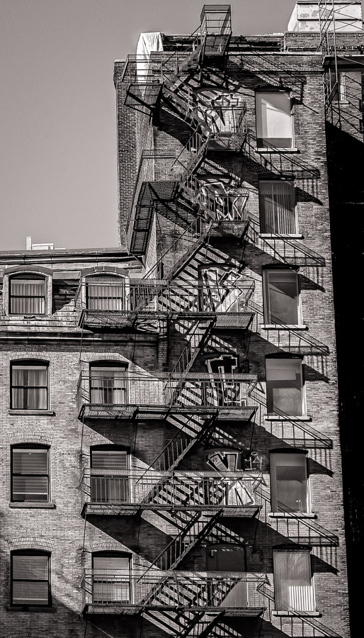 Lescalier de secours - Montréal