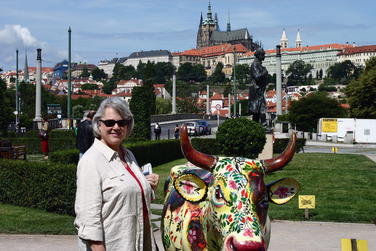 Ann with Cow