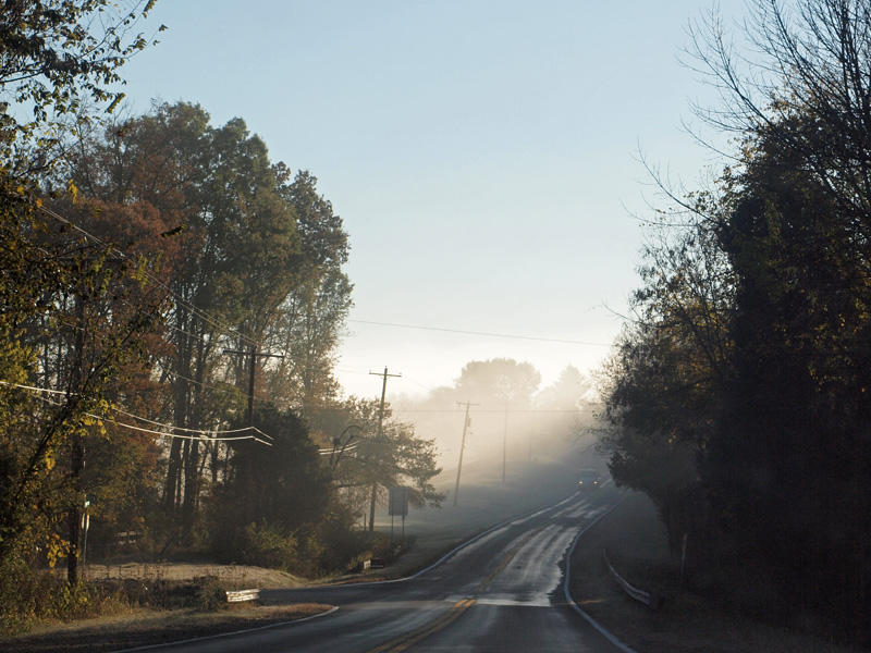 Mist in the distance