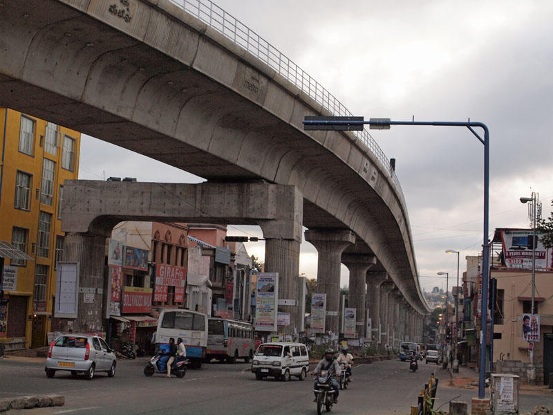 The new Metro line near Chord Road