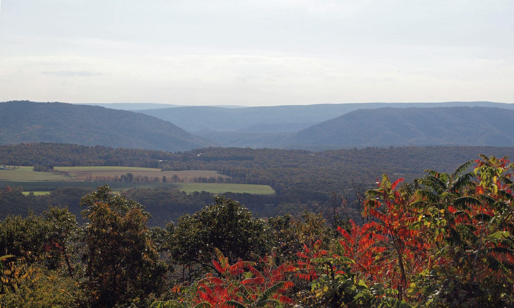 View from Town Hill, MD