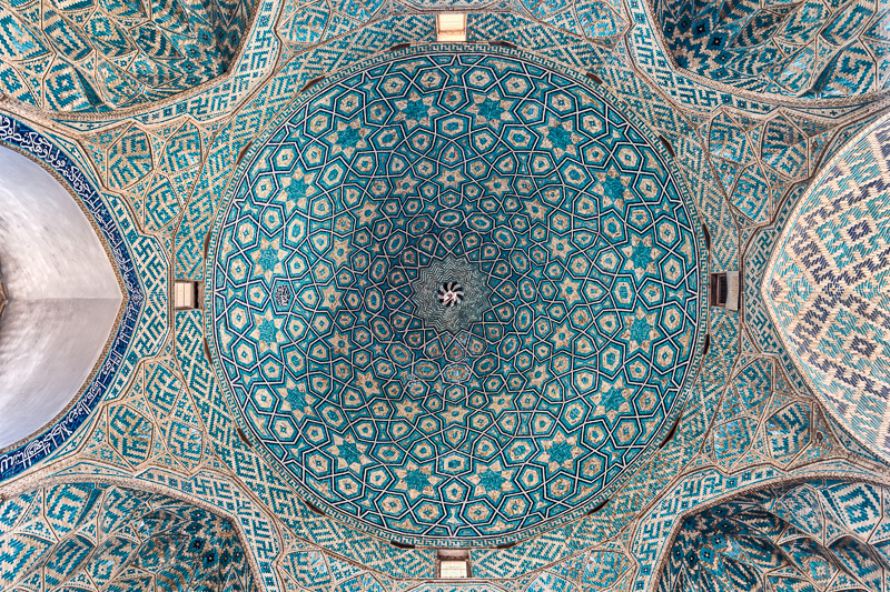 Jame Mosque ceiling - Yazd
