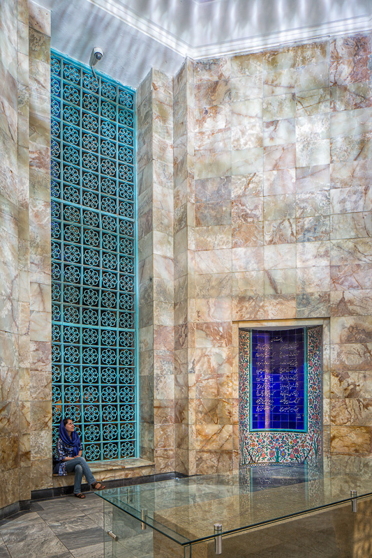 Interior of Saadis tomb - Shiraz