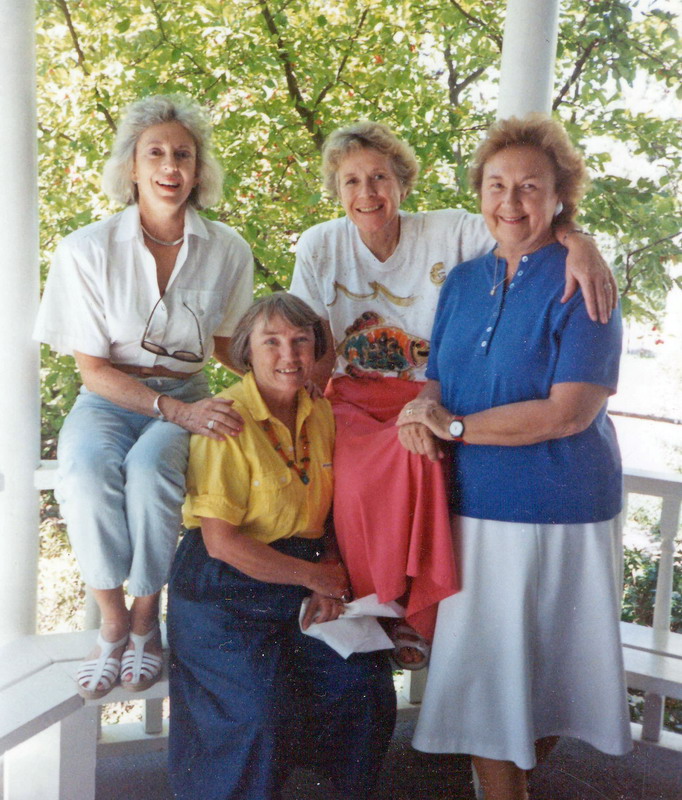 Gwenn and book club friends 