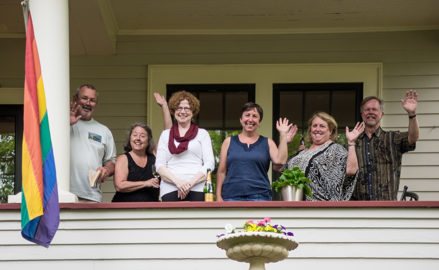 Dave Brewer, Sara Chaiken, Nancy (Conelly) Landies, Rebecca Chaiken, Miriam Chaiken, Cam Counters