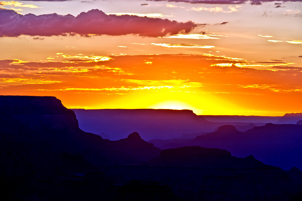 The Grand Canyon Sunset