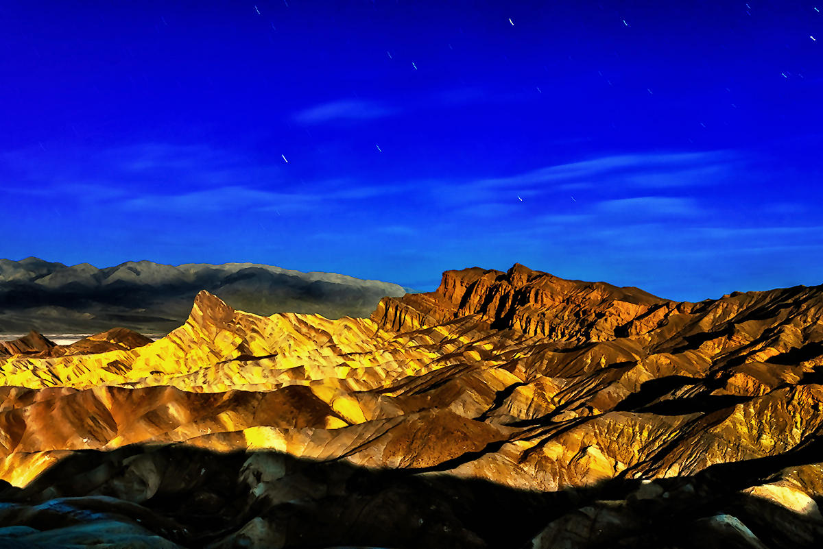 Zabriskie Point by Moonlight