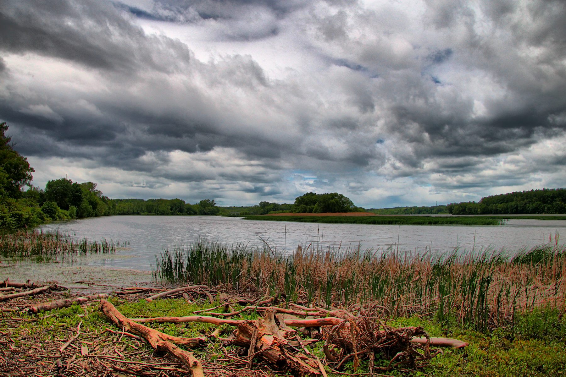 Mohawk River in HDR<BR>May 26, 2013