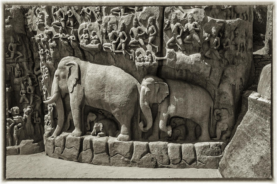 LES FRESQUES DE MAHABALIPURAM