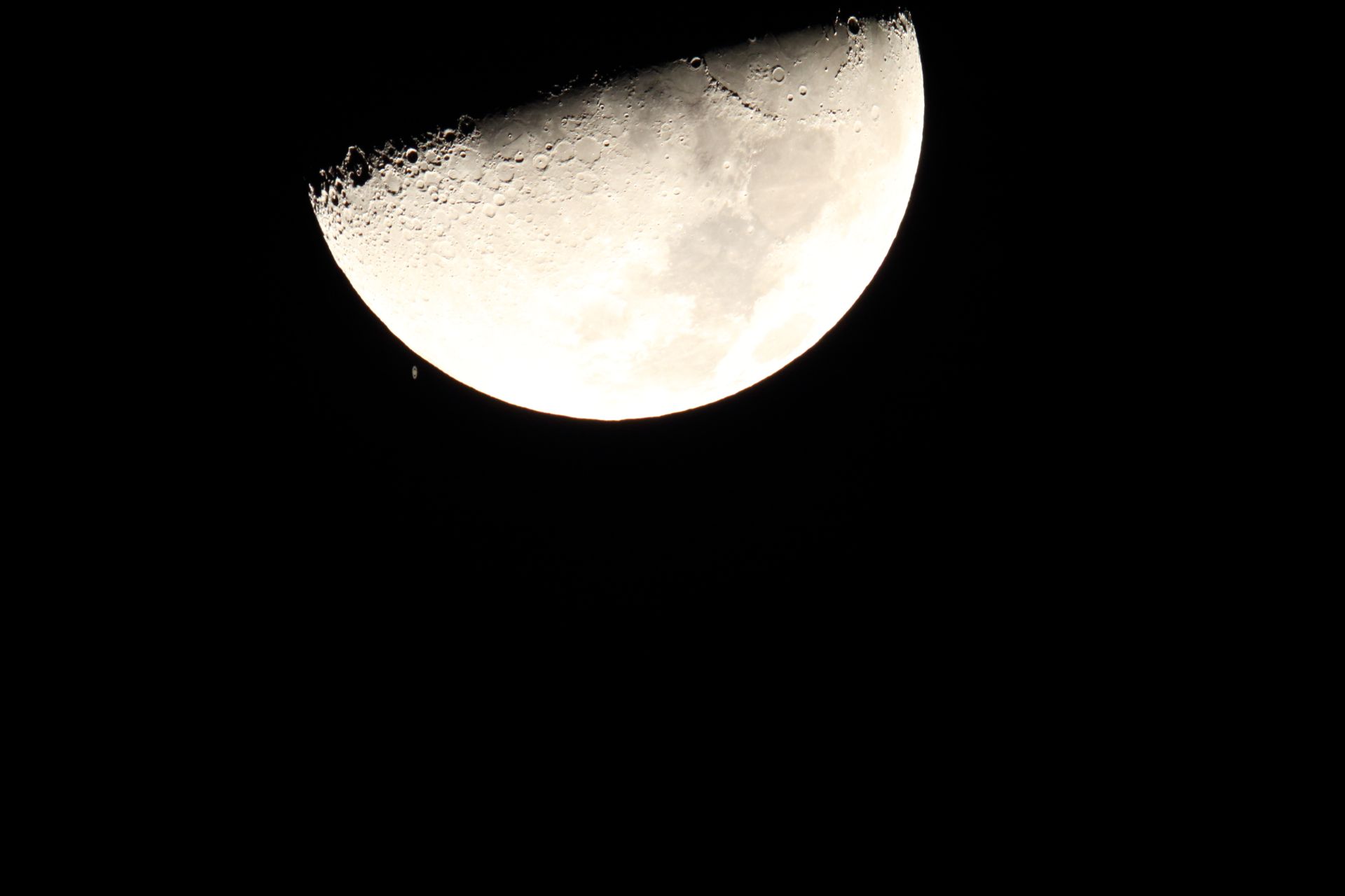 Moon and Saturn.