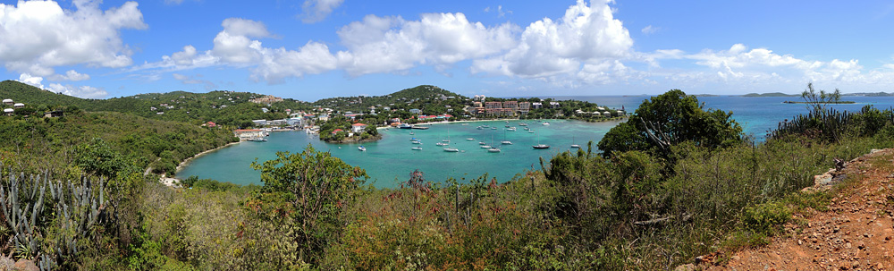 Cruz Bay panorama