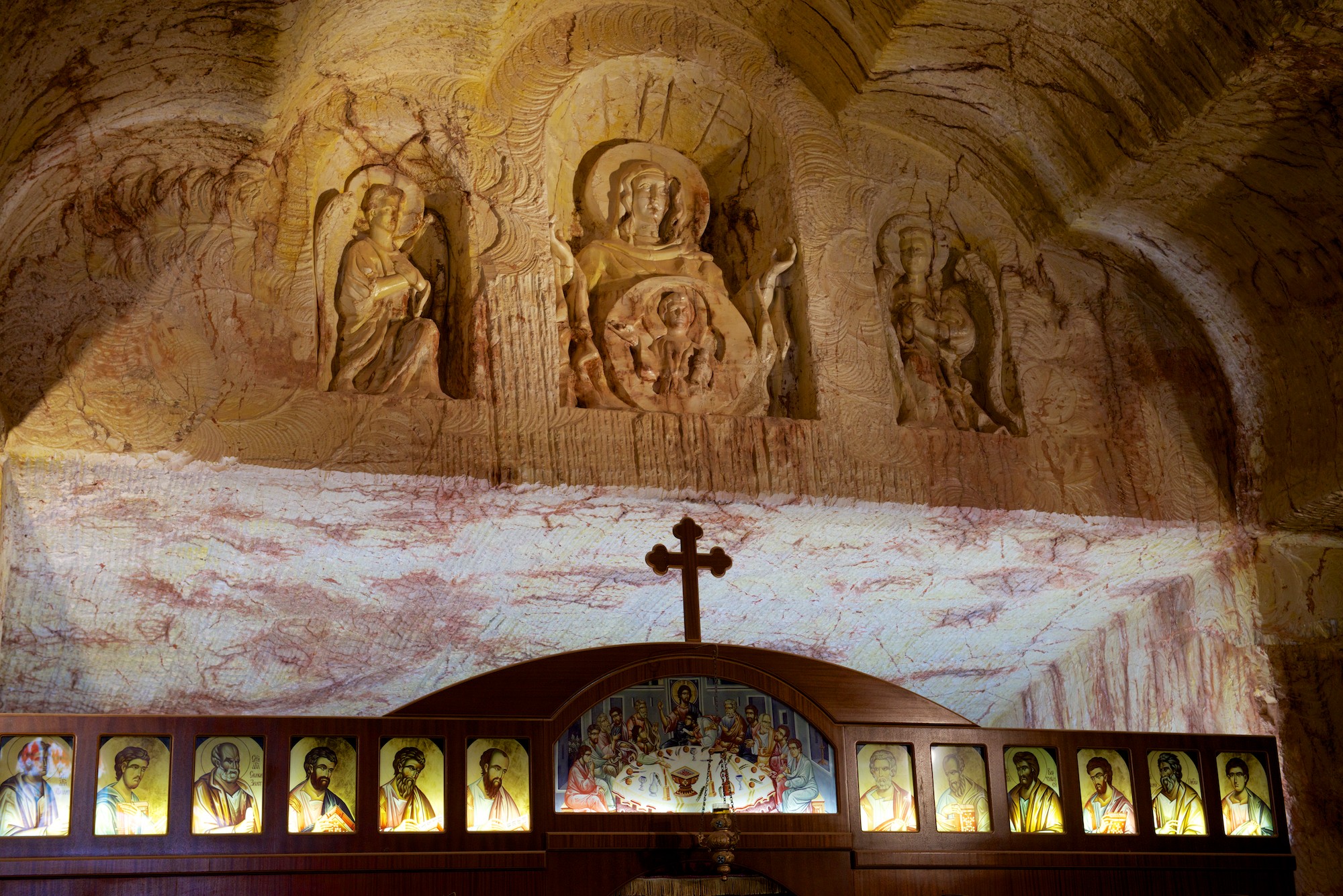 Serbian Orthodox Underground Church in Coober Pedy