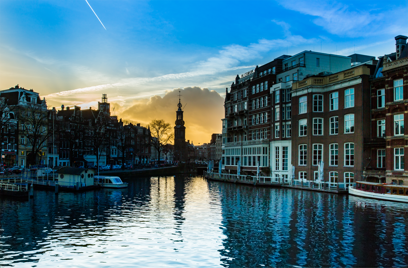 <b>Amsterdam sunset</b>