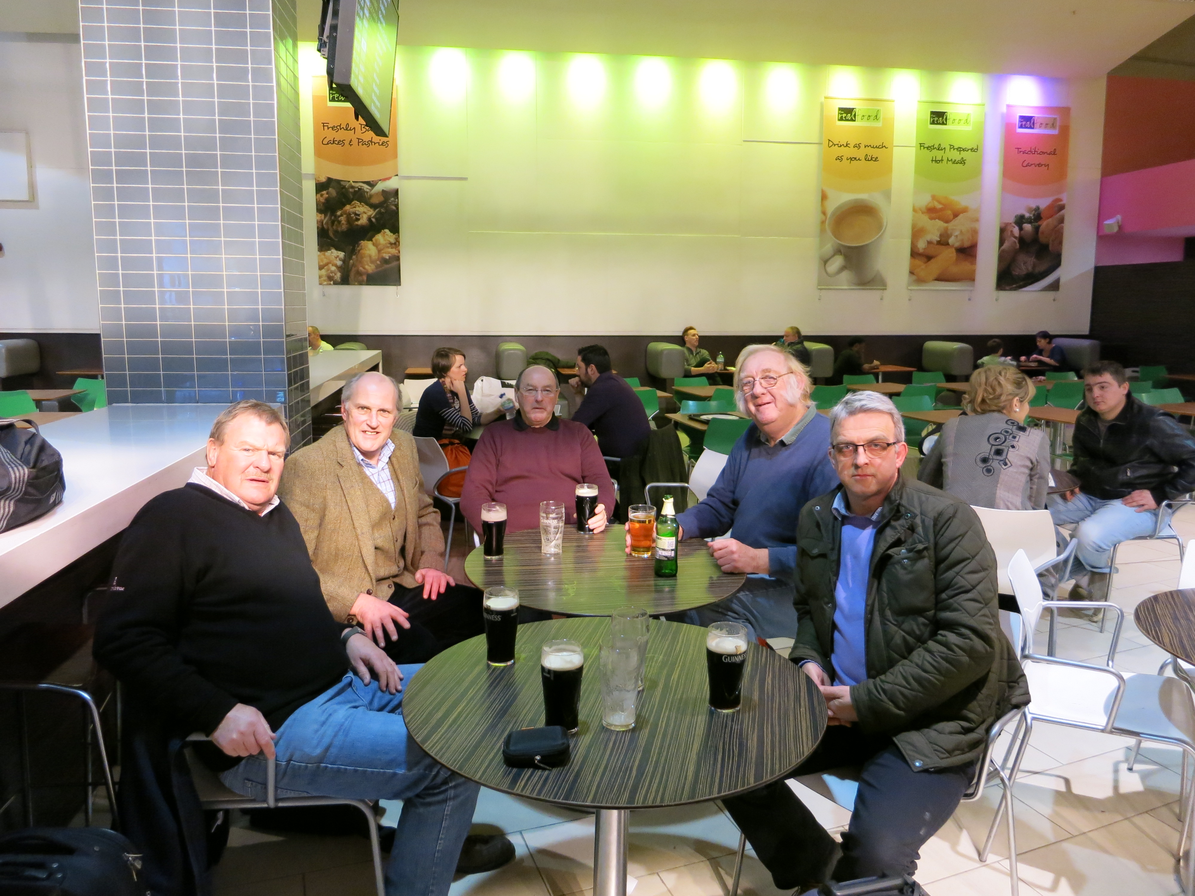 The trip begins - Luton airport
